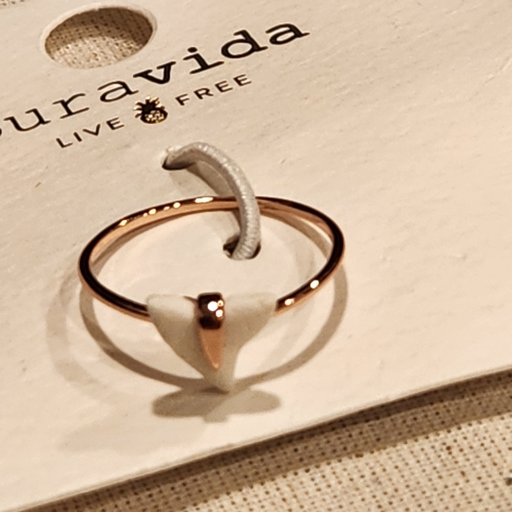 Shark Tooth Pura Vida Ring